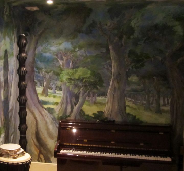 "The Enchanted Forest" Mural in music room